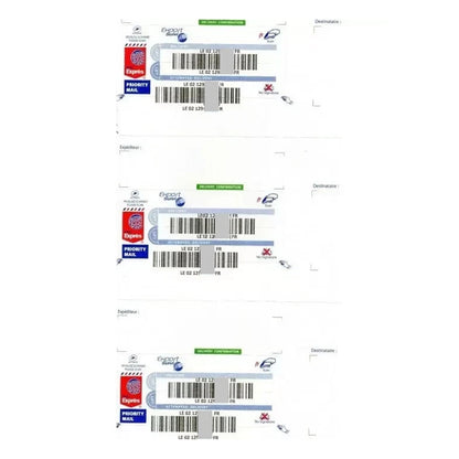 Etichette EXPORT TRACKING Adesivo internazionale LA POSTE World Express Letter - Per buste formato DL 110 x 220