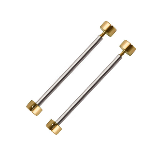 Vite - Diametro 1,5mm, Testa H Ø 3,5mm - Attacco cinturino orologio - Oro - 2 Pz