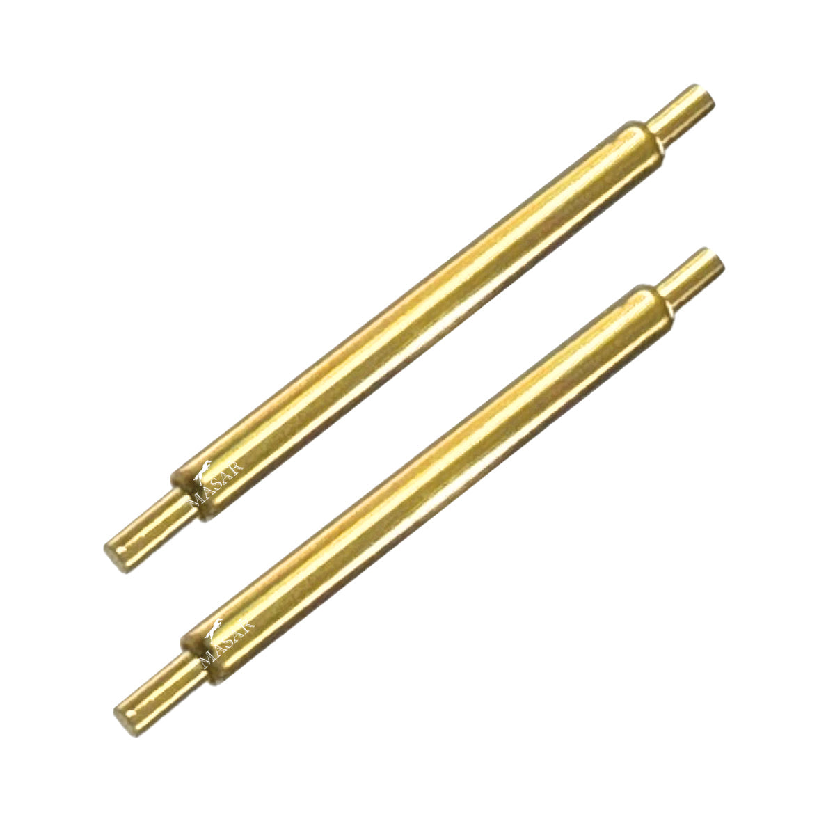 20mm Ø 2.0mm Oro - Barra a Molla - Cinturino Bracciale - Compatibile Garmin - Acciaio Inossidabile 316L - 2 Pezzi