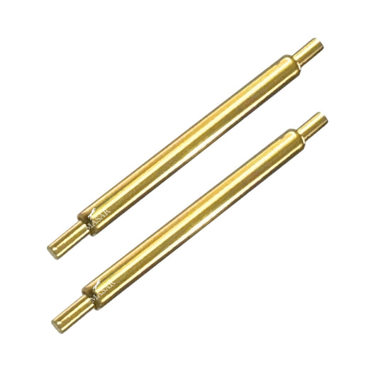 20mm Ø 2.0mm Oro - Barra a Molla - Cinturino Bracciale - Compatibile Garmin - Acciaio Inossidabile 316L - 2 Pezzi