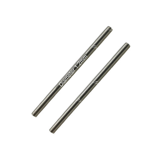 Masar Ø 1,2mm - Perno - Perno a barra tonda piena - Cinturino per orologio - Acciaio inossidabile 316L - 2 pezzi