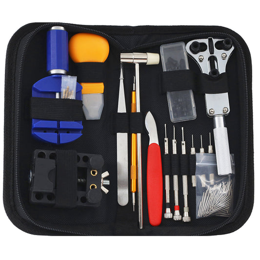 Kit di strumenti per la riparazione degli orologi Masar - Braccialetti - 147 pezzi