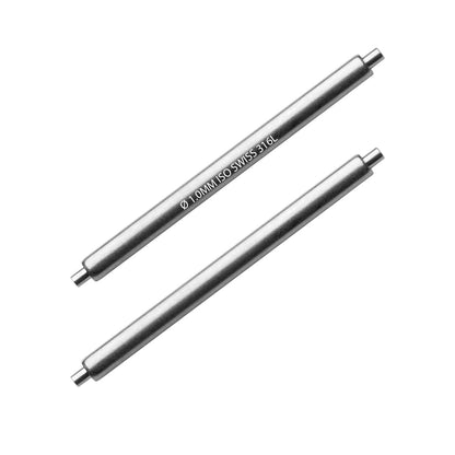 Masar 6mm a 22mm XSS Ø 1,0mm - Barrette a molla per cinturini per orologi - Acciaio inossidabile 316L - 0,5mm - Swiss Made - 2 pz