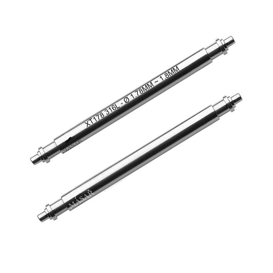 Barre a molla per orologi Masar XT Premium da 14 mm a 26 mm – Acciaio inossidabile 316L – Ø1,78 mm – Confezione da 2