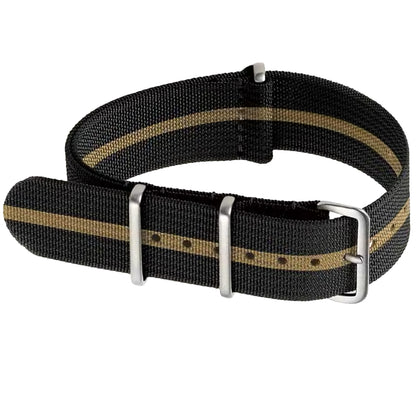 Cinturino per orologio Nato Nato G10 in nylon da uomo nero cachi cachi 18mm 19mm 20mm 22mm