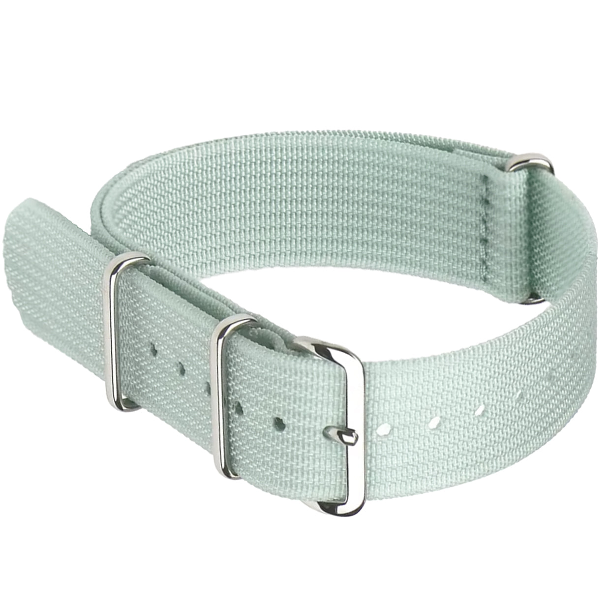 Cinturino per orologio Nato compatibile con G10 blu Tiffany in tessuto di nylon blu verde per uomo e donna