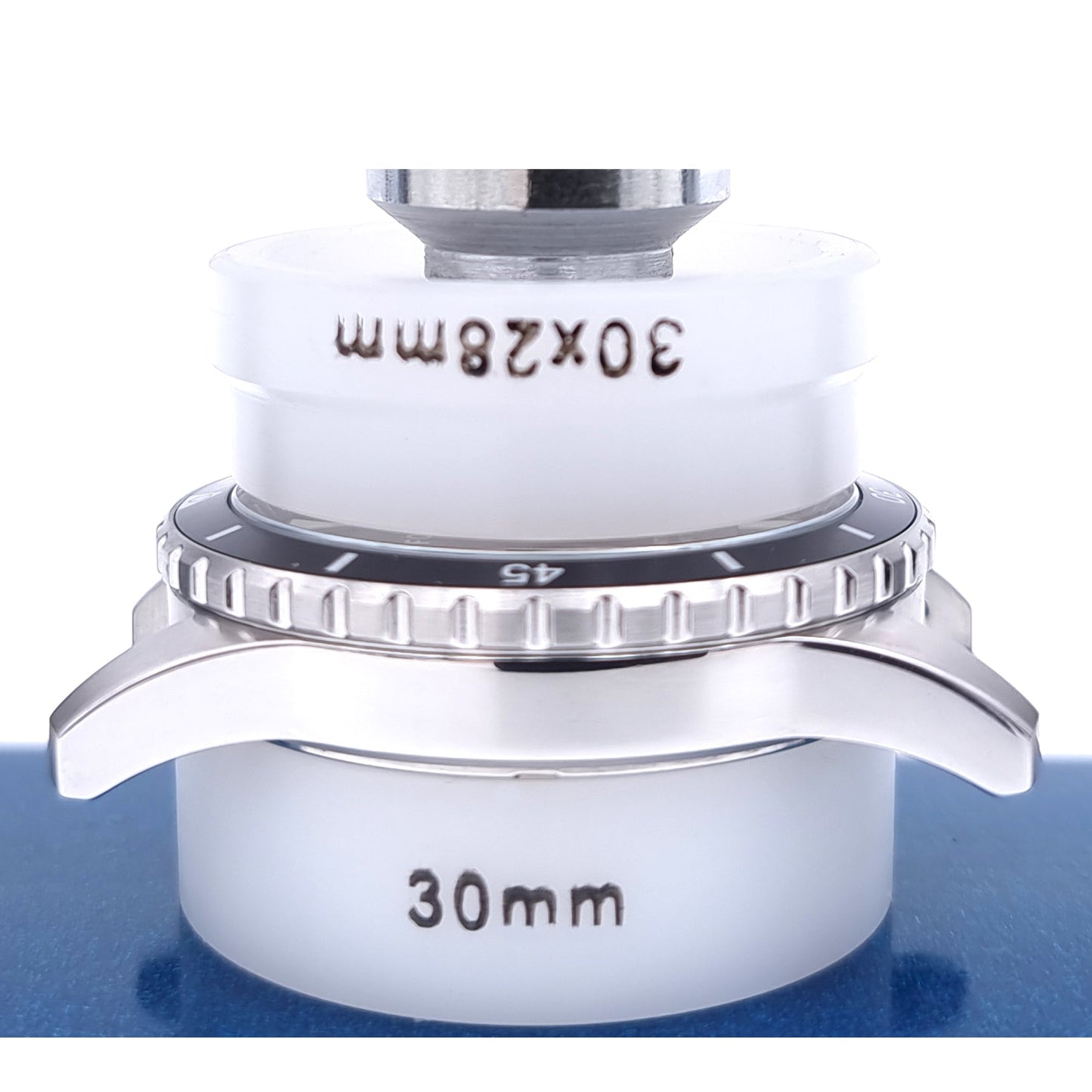 Pressa per montaggio vetri orologi Masar - 14 matrici in nylon - da 18 mm a 36 mm