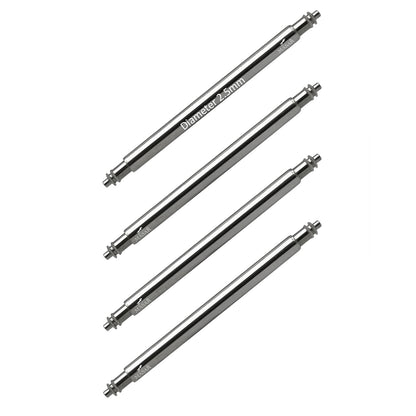 Masar Ø 2,5mm - Barrette a molla per cinturino orologio - Acciaio inossidabile 316L - 4 pezzi