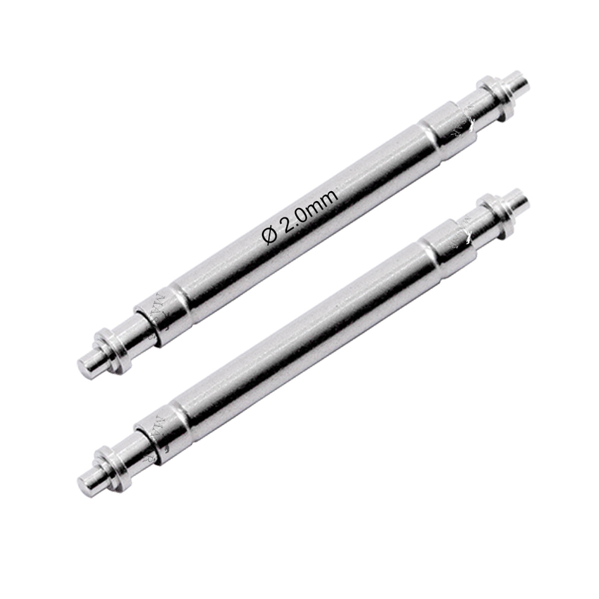 Masar 19mm a 24mm XST Ø 2,0mm - Barre a molla per cinturino orologio - Acciaio inossidabile 316L - 0,9mm - 2 pezzi
