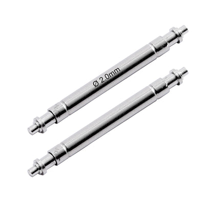 Masar 19mm a 24mm XST Ø 2,0mm - Barre a molla per cinturino orologio - Acciaio inossidabile 316L - 0,9mm - 2 pezzi