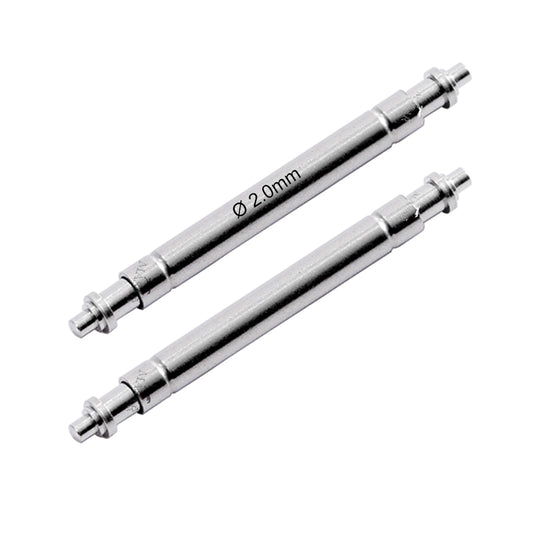 Masar 19mm a 24mm XST Ø 2,0mm - Barre a molla per cinturino orologio - Acciaio inossidabile 316L - 0,9mm - 2 pezzi