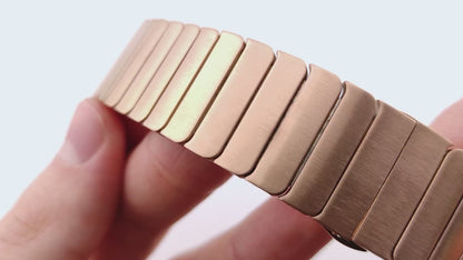 4 colori - Braccialetti - Compatibili con Apple Watch - Link - Chiusura deployante