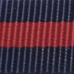 Masar NATO Nylon Blu / Rosso / Oxford / Fibbia Oro Rosa - Cinturino Orologio