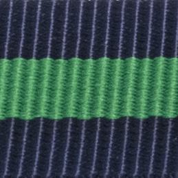 Masar NATO Nylon Blu / Verde / Warwick / Fibbia Oro Rosa - Cinturino Orologio