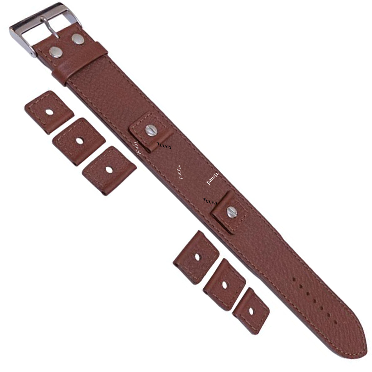4 colori - Cinturino in pelle per orologio - 32 mm di larghezza - per larghezza anse 18 mm 20 mm 22 mm 24 mm - Bull