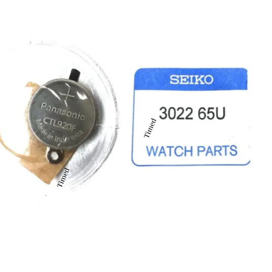 Batteria compatibile Seiko 3022.65U 3022-65U, condensatore, batteria - 1 pz
