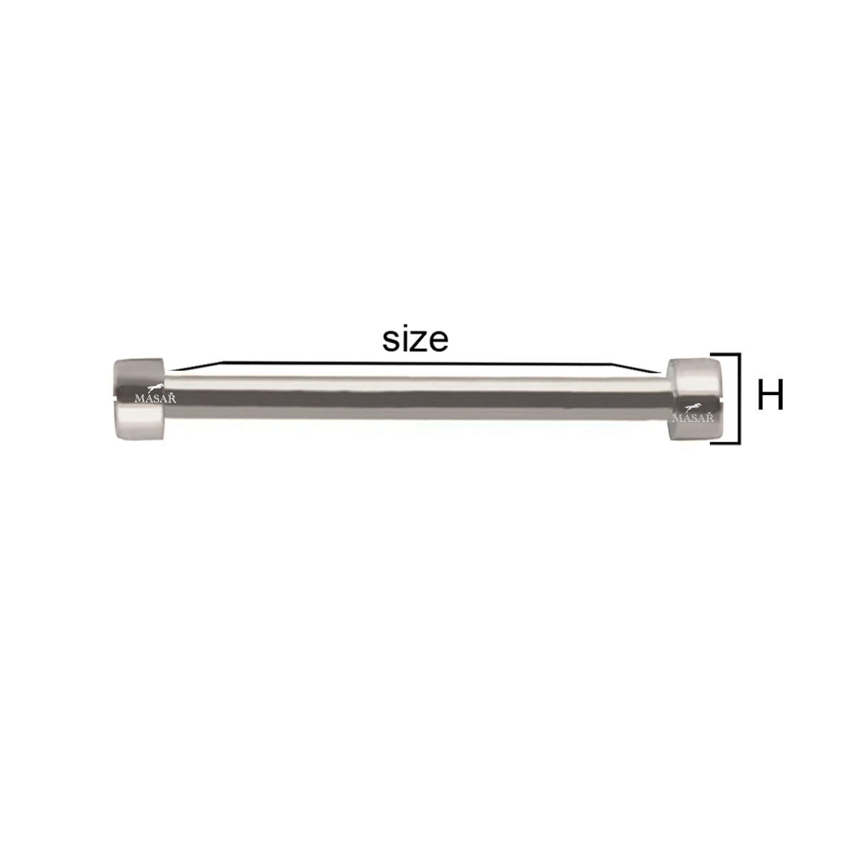 Vite - Diametro 1,8mm, Testa H Ø 3,0mm - Chiusura cinturino orologio - Oro - 2 Pz