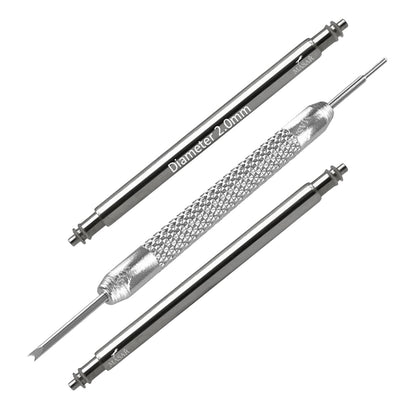 Masar compatibile con Omega 24 mm Ø 2,0 mm - Barre a molla per cinturino orologio - Acciaio inossidabile 316L - 2 pezzi