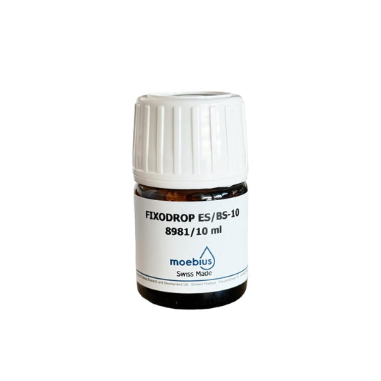 Stop Oil - Moebius 8981 - Pronto all'uso - Fixodrop ES/BS-10 - Per metalli e rubini - 10 ml
