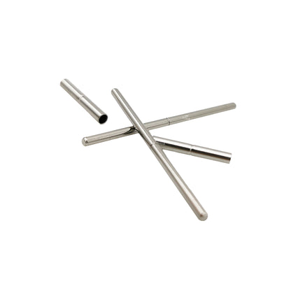 Masar Ø 1,0mm a Ø 1,8mm - Perno - Tubo - Perno di serraggio - dentellato - cinturino per orologio - Acciaio inossidabile - Set di 2 paia