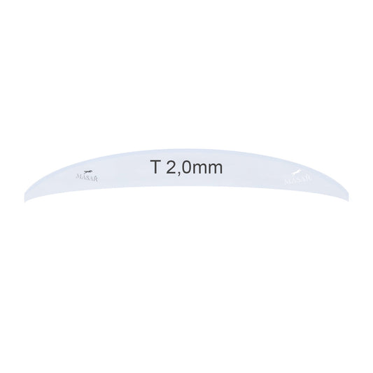 Masar Spessore 2,0mm - Ø 18,0mm a 50,0mm - Vetro Orologio - Minerale Tondo - Bombato - 1 Pz