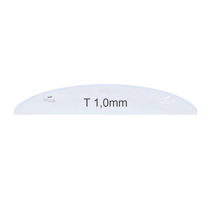 Masar Spessore 1,0 mm 1 mm - Ø 15,0 mm a 25,8 mm - Vetro per orologio - Completamente piatto bombato - Minerale rotondo - 1 pz
