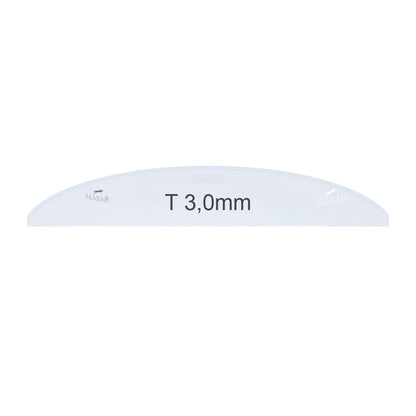 Masar Spessore 3,0 mm - Ø 27,0 mm a 40,0 mm - Vetro per orologio - Completamente piatto e bombato - Minerale rotondo - 1 pz