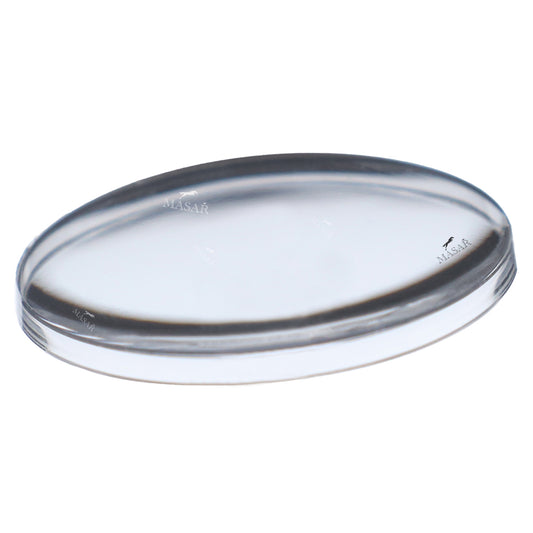 Masar T 2,0 mm 2 mm - Vetro per orologio in acrilico bombato - Altezza totale da 3,1 mm a 4,1 mm - Ø da 19,00 mm a 31,8 mm 1 pz