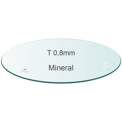 Masar Spessore 0,8mm - Vetro Orologio - Minerale Piatto Rotondo - Ø 20mm a 29,9mm - 1 Pz