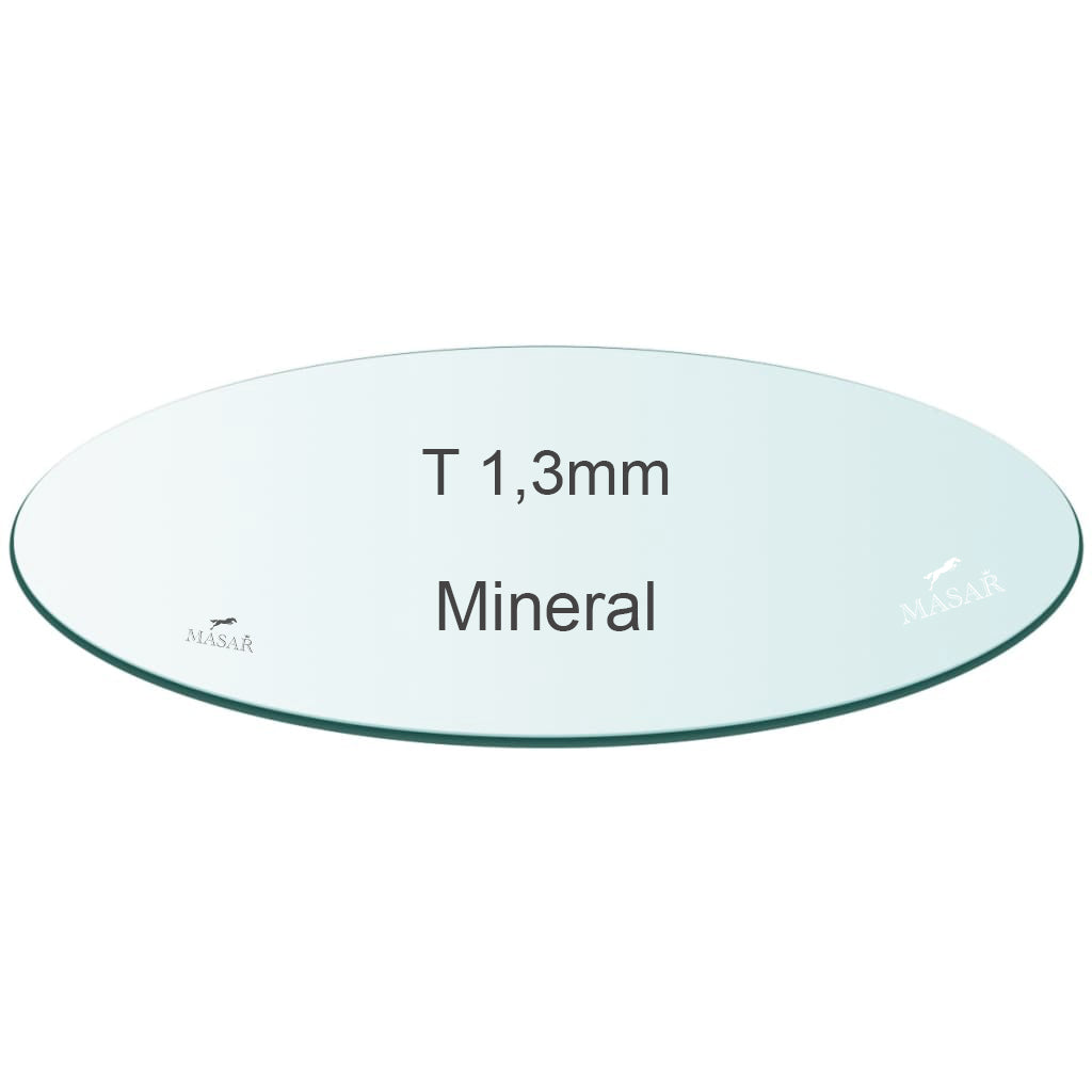 Masar Spessore 1,3mm - Vetri per orologi - Minerali piatti tondi - Ø 27mm a 40,0mm - 1 pz