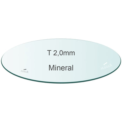Masar Spessore 2,0mm 2mm - Vetro Orologio - Minerale Piatto Rotondo - Ø 27,0mm a 36,7mm - 1 Pz