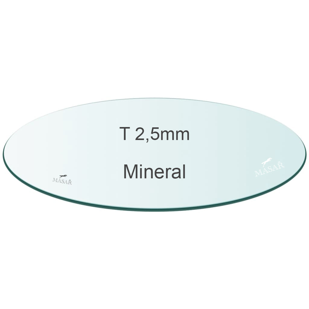 Masar Spessore 2,5mm - Vetro Orologio - Minerale Piatto Rotondo - Ø 27,0mm a 36,7mm - 1 Pz