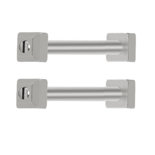 Masar Screw compatibile con tubo Cartier Pasha - Barra a vite - Perno - Cinturino per orologio - Argento - 2 pezzi