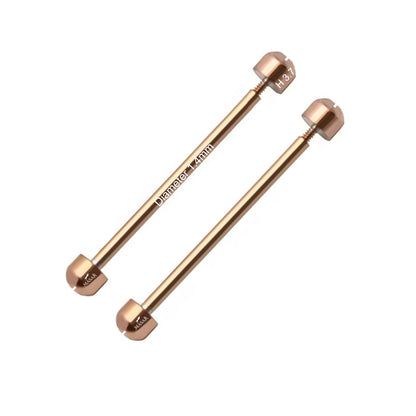 Vite - Diametro 1,4mm, Testa H Ø 3,7mm - Chiusura cinturino orologio - Oro rosa - 2 pezzi