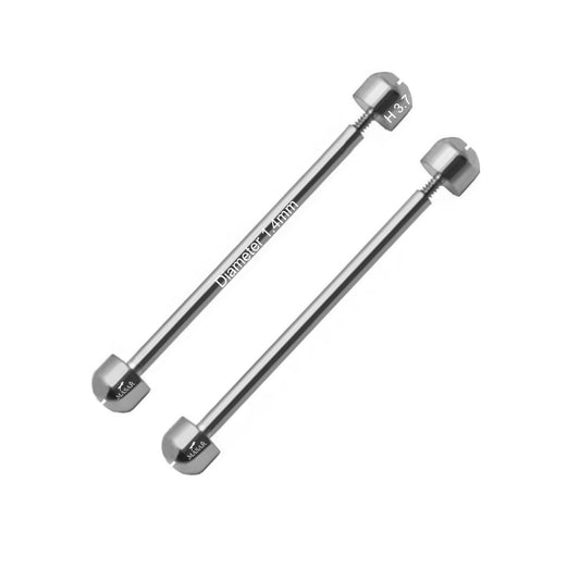 Vite - Diametro 1,4mm, Testa H Ø 3,7mm - Chiusura cinturino orologio - Argento - 2 Pz