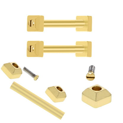 Viti - Compatibili con Cartier Pasha - Manici - Barra a vite - Attacco bracciale - Oro