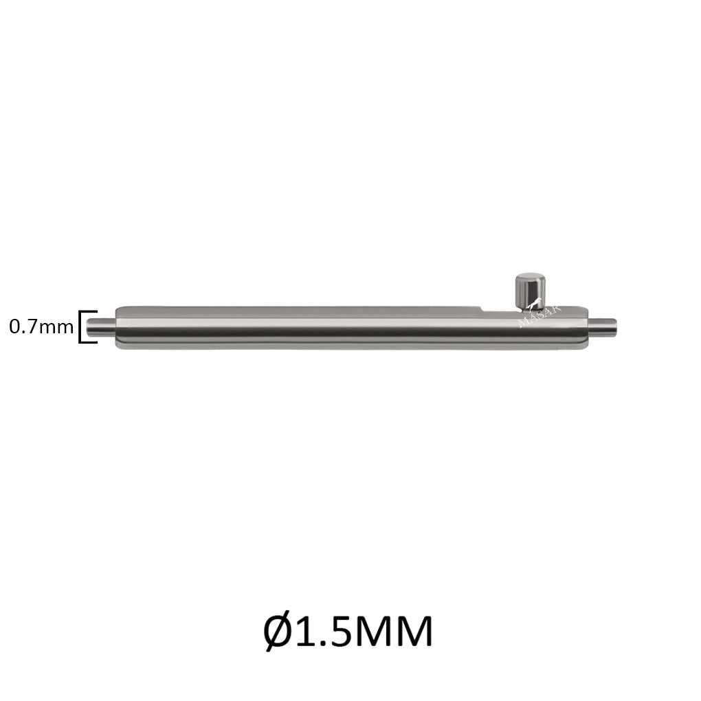 Masar 20mm / 22mm XES Ø 1.5mm - Barre a molla per cinturini per orologi - Acciaio inossidabile 316L - Leva a sgancio rapido - 0.7mm - 2 pezzi