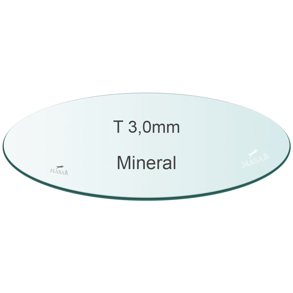 Masar Spessore 3,0mm 3mm - Vetro Orologio - Minerale Piatto Rotondo - Ø 27,0mm a 34,8mm - 1 Pz