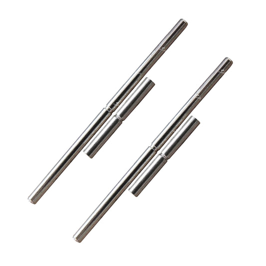 Masar Ø 1,0mm a Ø 1,8mm - Perno - Tubo - Perno di serraggio - dentellato - cinturino per orologio - Acciaio inossidabile - Set di 2 paia