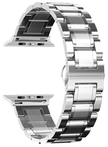6 colori - bracciali - compatibili con Apple Watch - maglie in acciaio inossidabile a 3 file