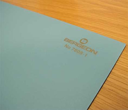 Bergeon 7808 Premium - Tappetino da orologiaio modello verde o nero - Superficie antiscivolo, 320x240x2mm