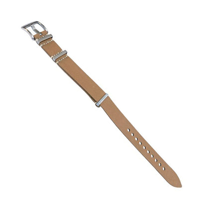 Pelle liscia NATO da 20 a 22 mm, trattata con olio - 1 pz - venduta singolarmente