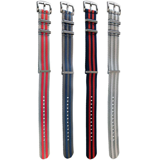 Fibbia grande NATO 2 bande da 20 a 22 mm - 1 pezzo - venduto singolarmente