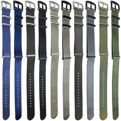 Cinturini per orologi NATO United Large Buckle da 18 a 22 mm - 1 pezzo - venduti singolarmente