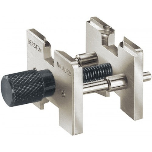 Bergeon 4040 / 4039 - Porta pezzo estensibile e reversibile, ottone nichelato, Supporto universale per movimento 
