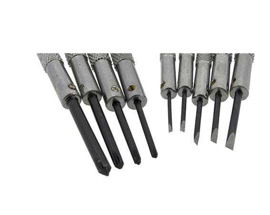 Kit da 9 pezzi - Cacciavite, Phillips + Piatto